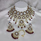 Jewel City Crystal Glass Kundan Choker Set with Maang Tikka - Royal Wedding Collection (Premium Pearl Drops) | Swadesiicart