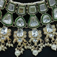Jewel City Kundan Choker Set with Pearl Tassels - Premium Glass Cut Stone Wedding Collection | Swadesiicart