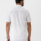 Ramraj Cotton Mens Half Sleeve Luxury Cotton White Shirt | Swadesiicart