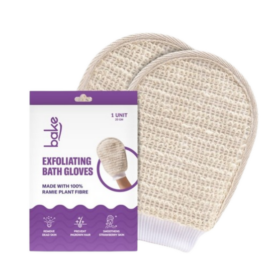 Bake Exfoliating Bath Glove with Ramie plant Fibre | Swadesiicart