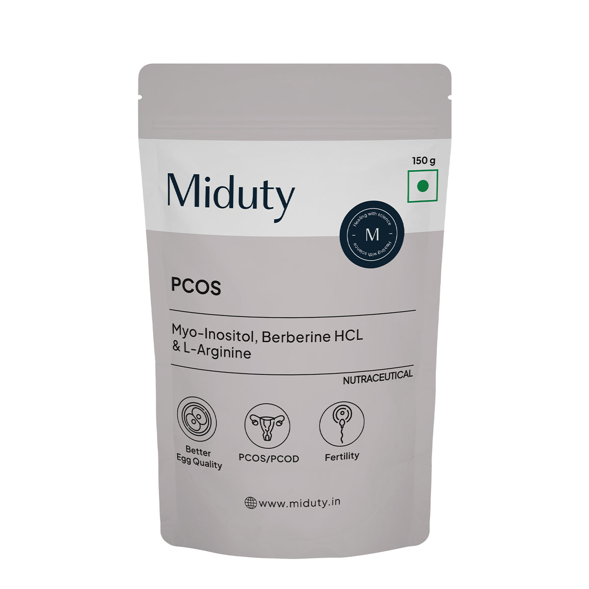 Miduty by Palak Notes PCOS Periods Fertility Powder | Swadesiicart