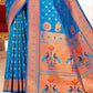 Shree Shyam Fashion Paithani Silk Blue Saree