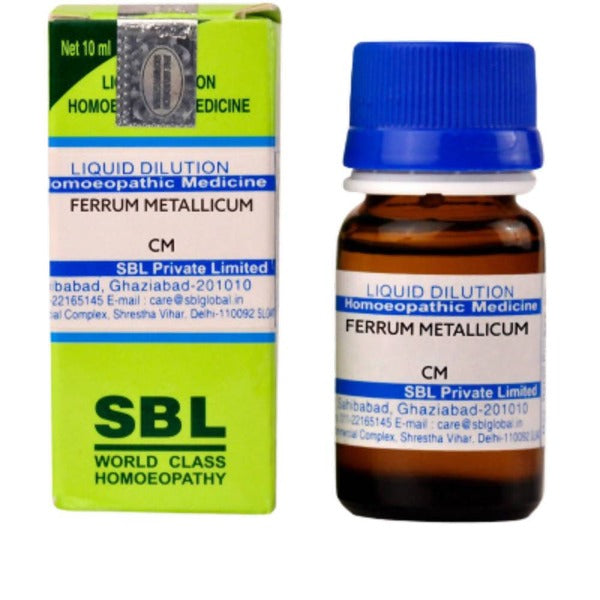 SBL Homeopathy Ferrum Metallicum Dilution - Swadesiicart