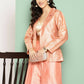 Ahalyaa Women's Traditional Wear Co-ods - Peach | Swadesiicart