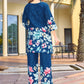 Prazu Fashion Blue Pure Cotton Stylish Prints Co-Ords Set - Swadesiicart