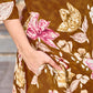 Prazu Fashion Mustard Pure Cotton Stylish Prints Co-Ords Set - Swadesiicart