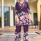 Prazu Fashion Purple Pure Cotton Stylish Prints Co-Ords Set - Swadesiicart