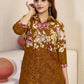 Prazu Fashion Mustard Pure Cotton Stylish Prints Co-Ords Set - Swadesiicart