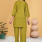 Prazu Fashion Mustard Rayon Embroidery Thread Work Co-Ords Set - Swadesiicart