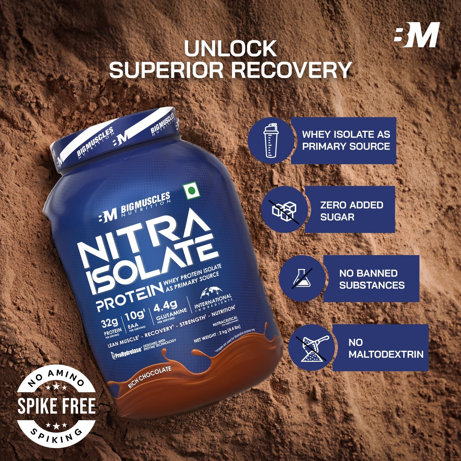 Big Muscles Nutrition Nitra Isolate Whey Protein