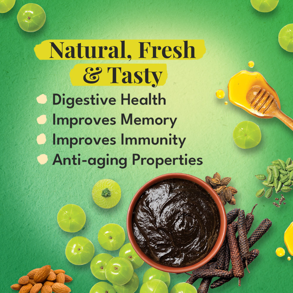 Veda Premium Chyawanprash (Sugar Free) - All Season Jaggery Chyawanprash with Almonds & Saffron, Pure & Fresh | Swadesiicart