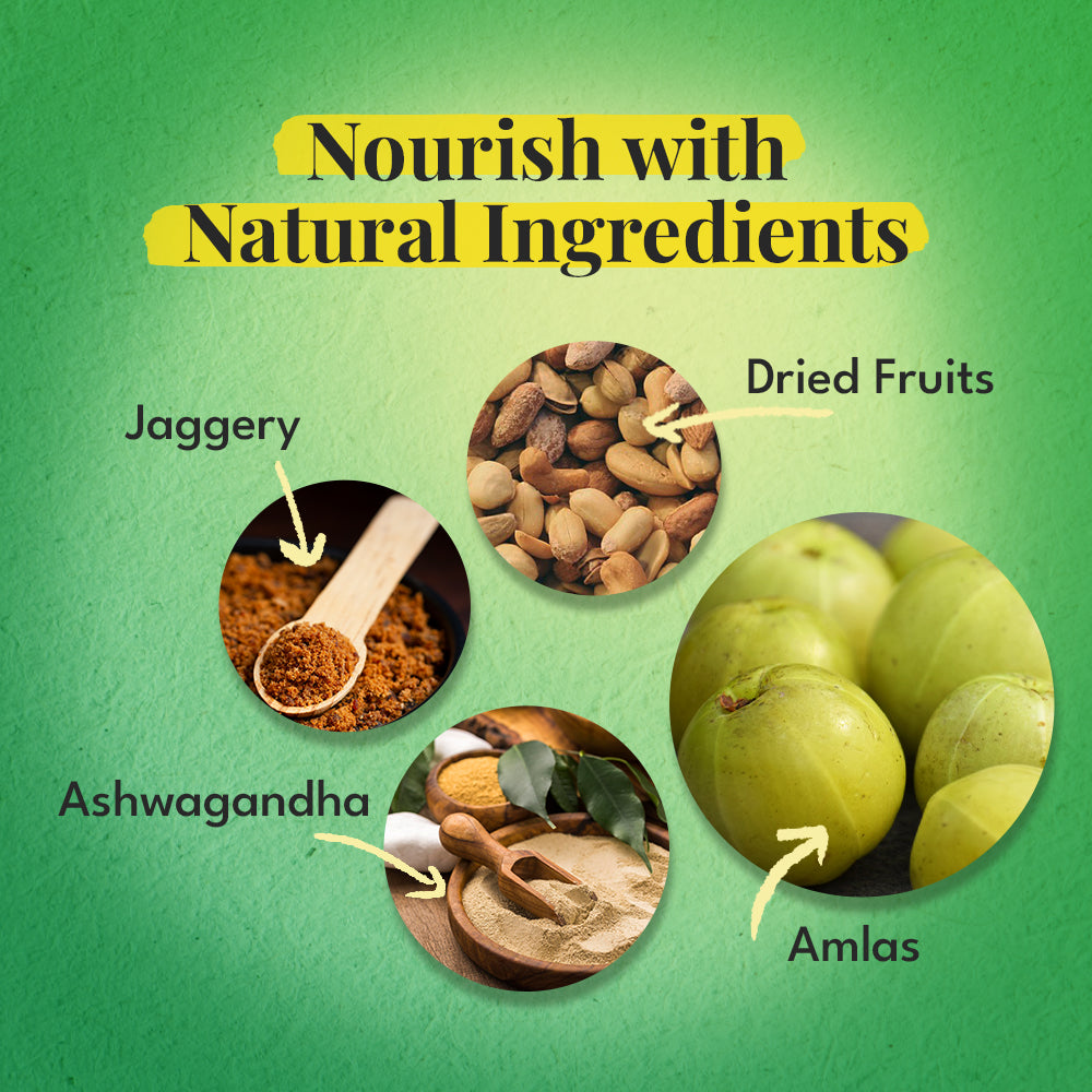 Veda Premium Chyawanprash (Sugar Free) - All Season Jaggery Chyawanprash with Almonds & Saffron, Pure & Fresh | Swadesiicart