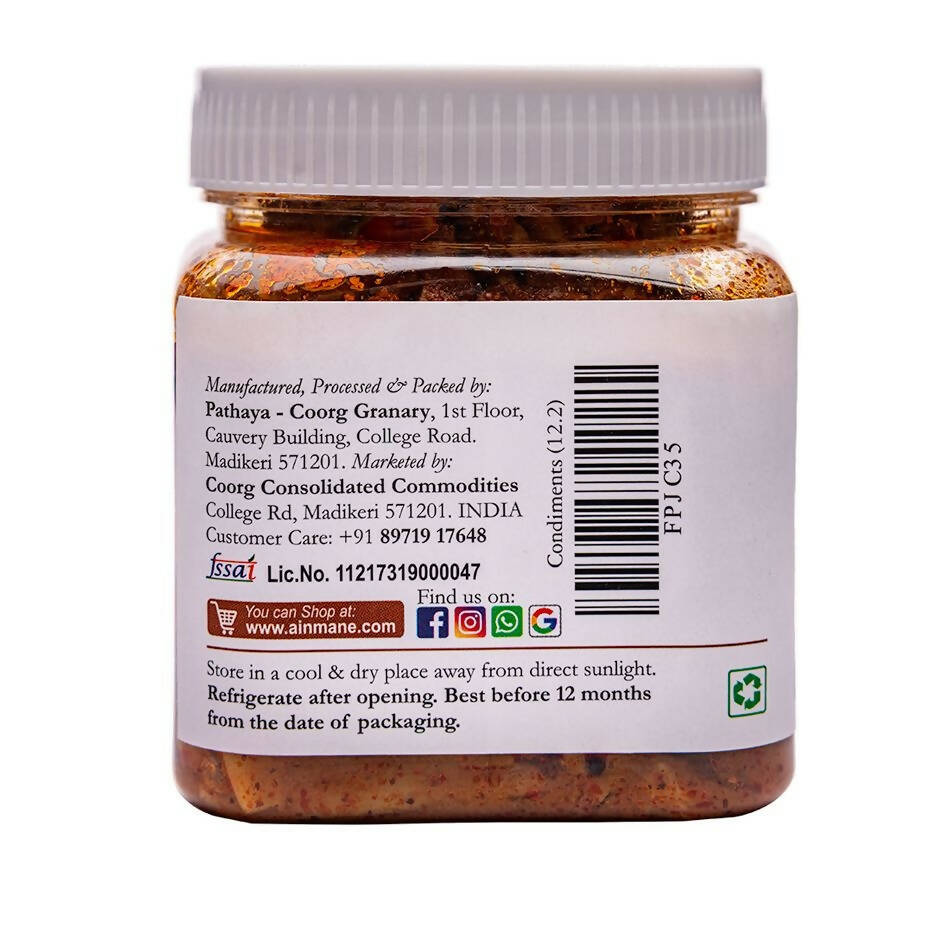 Ainmane Bamboo Shoots & Green Pepper Pickle - Swadesiicart