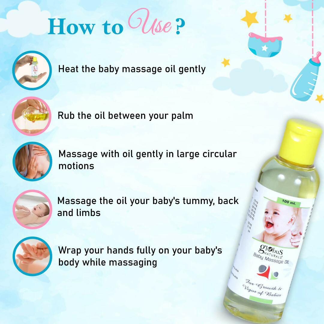 Globus Naturals Baby Massage Oil | Swadesiicart