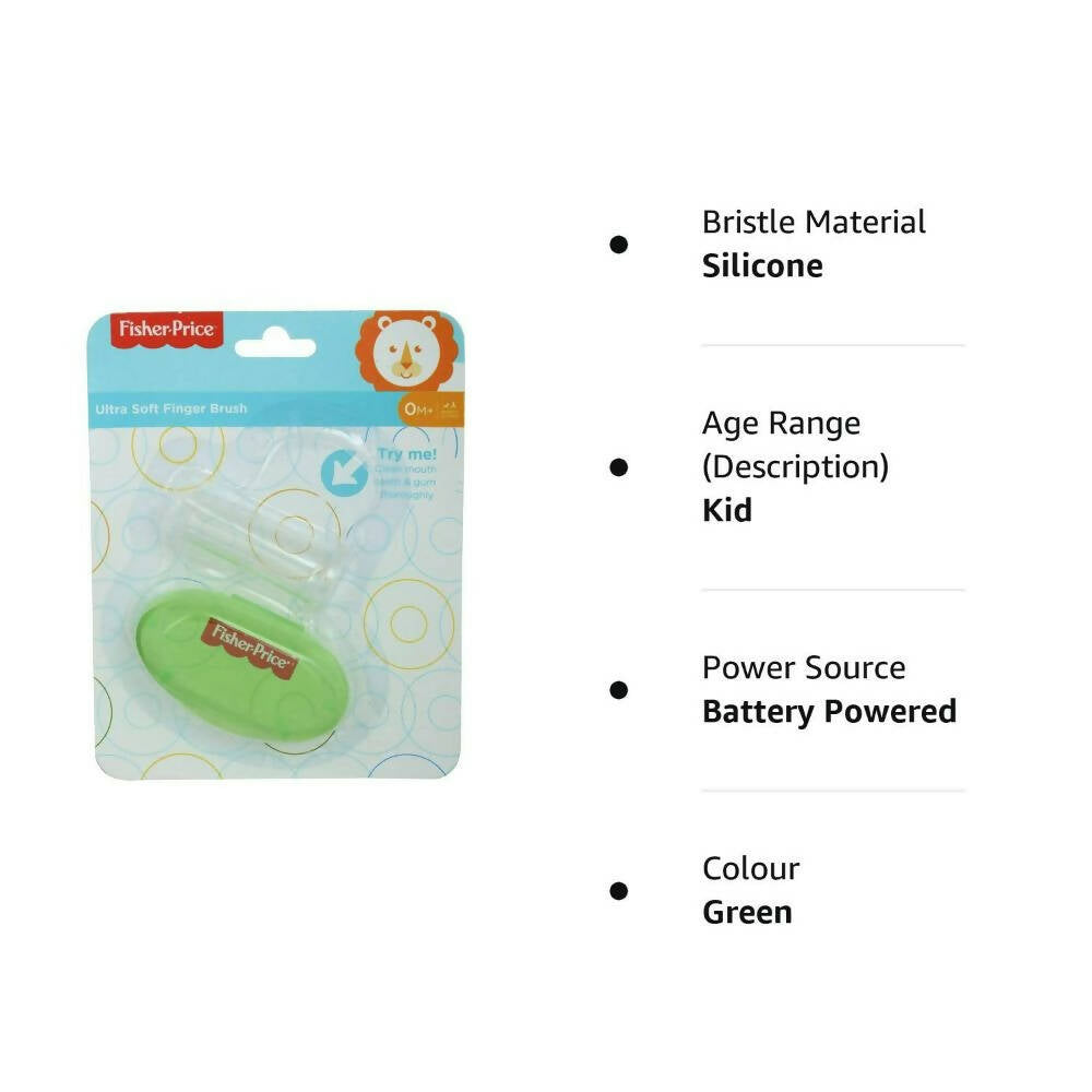 Fisher Price Silicone Baby Finger-Brush - Swadesiicart