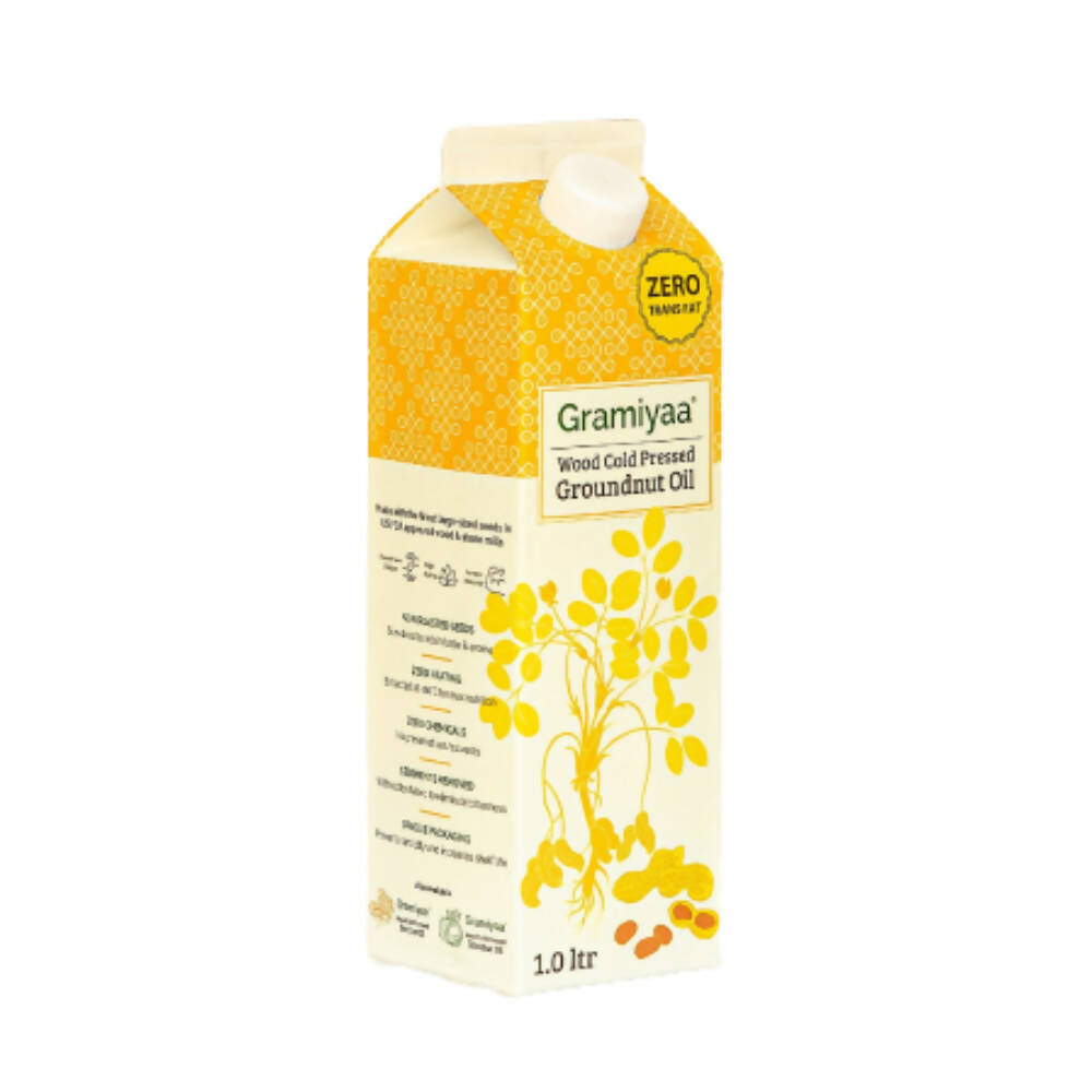 Gramiyaa Wood Cold Pressed Groundnut Oil - Gramiyaa