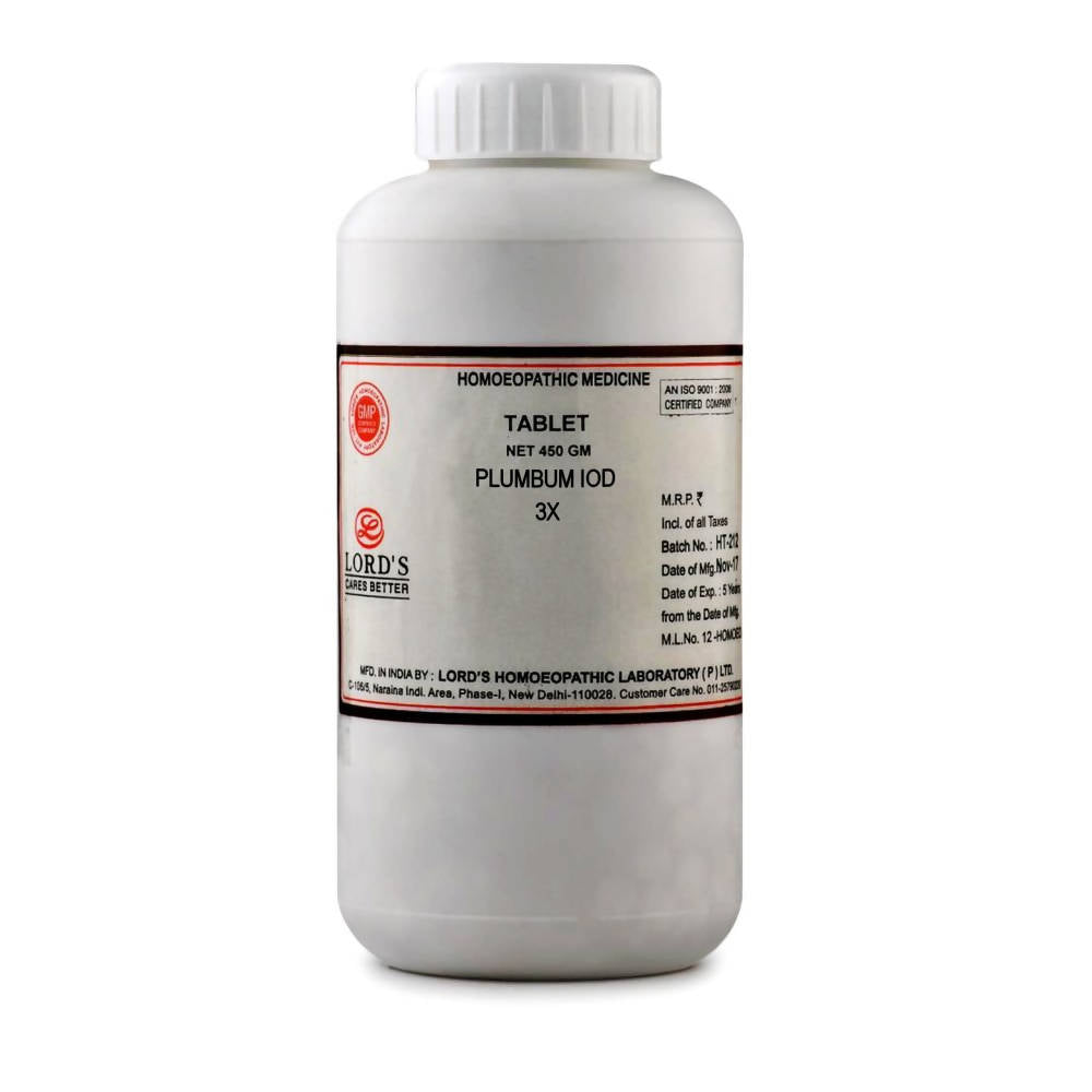 Lord's Homeopathy Plumbum Iod Tablets | Swadesiicart