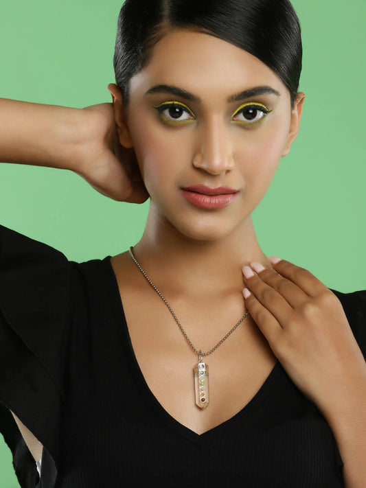 Women's Silver-Plated Chain - Ruby Raang | Swadesiicart