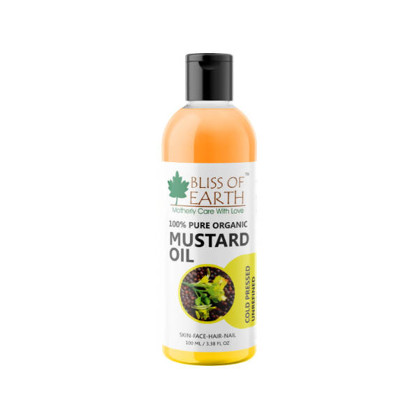Bliss of Earth 100% pure Organic Mustard Oil