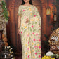 Shree Shyam Fashion Linen Cotton Cream Saree