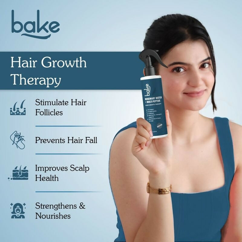 Bake Rosemary Water Hair Growth Spray With 4% Anagain, 2% Baicapil, Plant Keratin | Swadesiicart