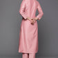 Ahalyaa Women's Traditional wear Kurta Set - Pink | Swadesiicart