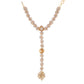 kundan and Pearl Bracelet with Pearl Chain Ring handchain Hath phool for Women - Wahe Jewels - Swadesiicart