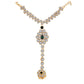 Traditional Gold-Polished CZ Haath Phool/Panja/Adjustable Bracelet with Ring for Women - Wahe Jewels - Swadesiicart