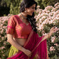 Lorenvalley Green Kanchipuram Zari Weaving Work Lehenga Choli with Dupatta | Swadesiicart