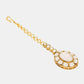 Ruby Raang 22k Gold Polished Kundan Maang Tikka | Swadesiicart
