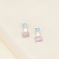 Jade and Blush Pink Earrings- Ruby Raang | Swadesiicart
