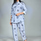 Morchari Digital Print Semi Muslin Co-Ord Set Top & Trouser-Multicolor - Swadesiicart