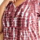 Janasya Light Brown Cotton Tie-dye Printed kurta - Swadesiicart