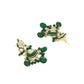 Nuyug 22K Gold Plated Arc Kundan Ruby Drops Necklace | Swadesiicart