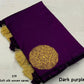 Purple Silk Woven Saree with Unstitched Blouse - Hiral Fashion | Swadesiicart