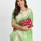 Shree Shyam Fashion Linen Cotton Light Green Saree