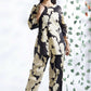 Breathables Black Floral Cotton Kurta & Pant Co-Ord Set