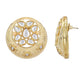 Joban Fashion Women Handcrafted Matte Gold Earrings | Swadesiicart