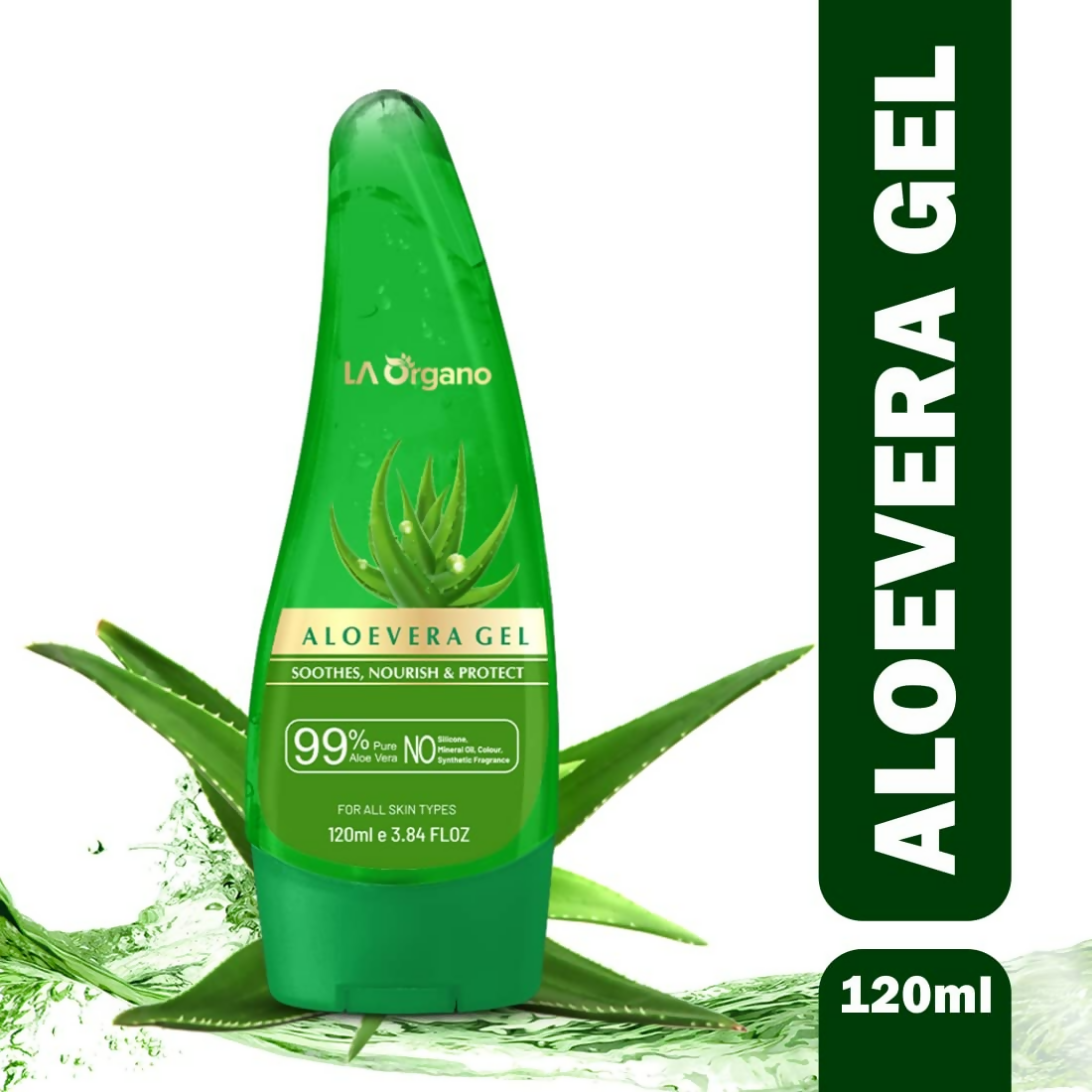 LA Organo Pure Aloe Vera Gel | Swadesiicart