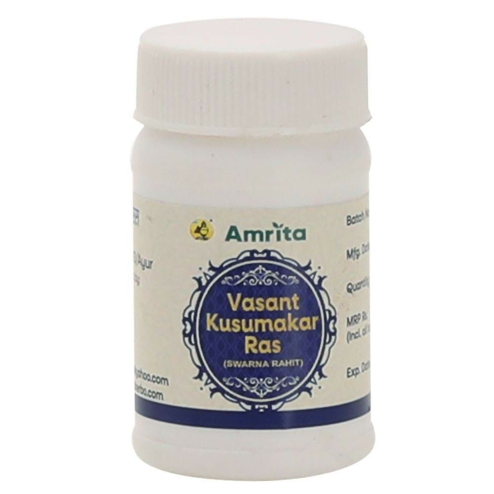 Amrita Vasant Kusumakar Ras (Swarna Rahit) Tablets - Amrita Herboceuticals