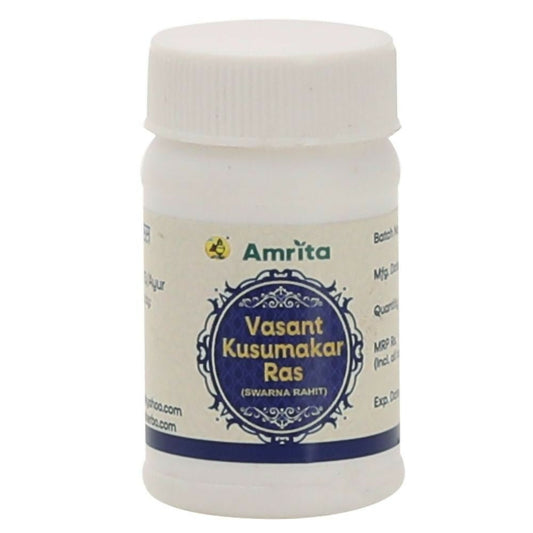 Amrita Vasant Kusumakar Ras (Swarna Rahit) Tablets - Amrita Herboceuticals