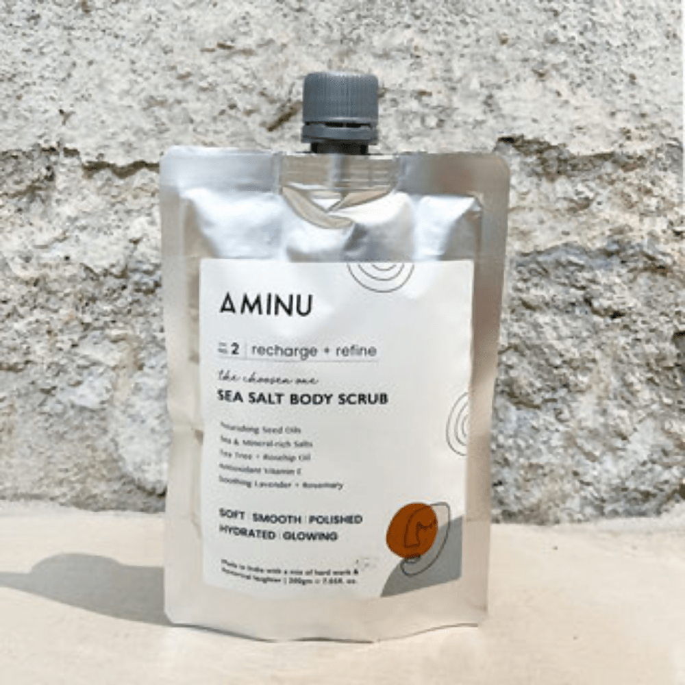Aminu Sea Salt Body Scrub | Swadesiicart