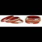 Afast Bridal Wedding & Party Fashionable Colorful Glass Bangle/Kada Set, Pack Of 6 - Swadesiicart