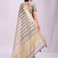 Shree Shyam Fashion Organza Grey Saree