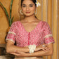 Shree Shyam Fashion Pink Linen Saree