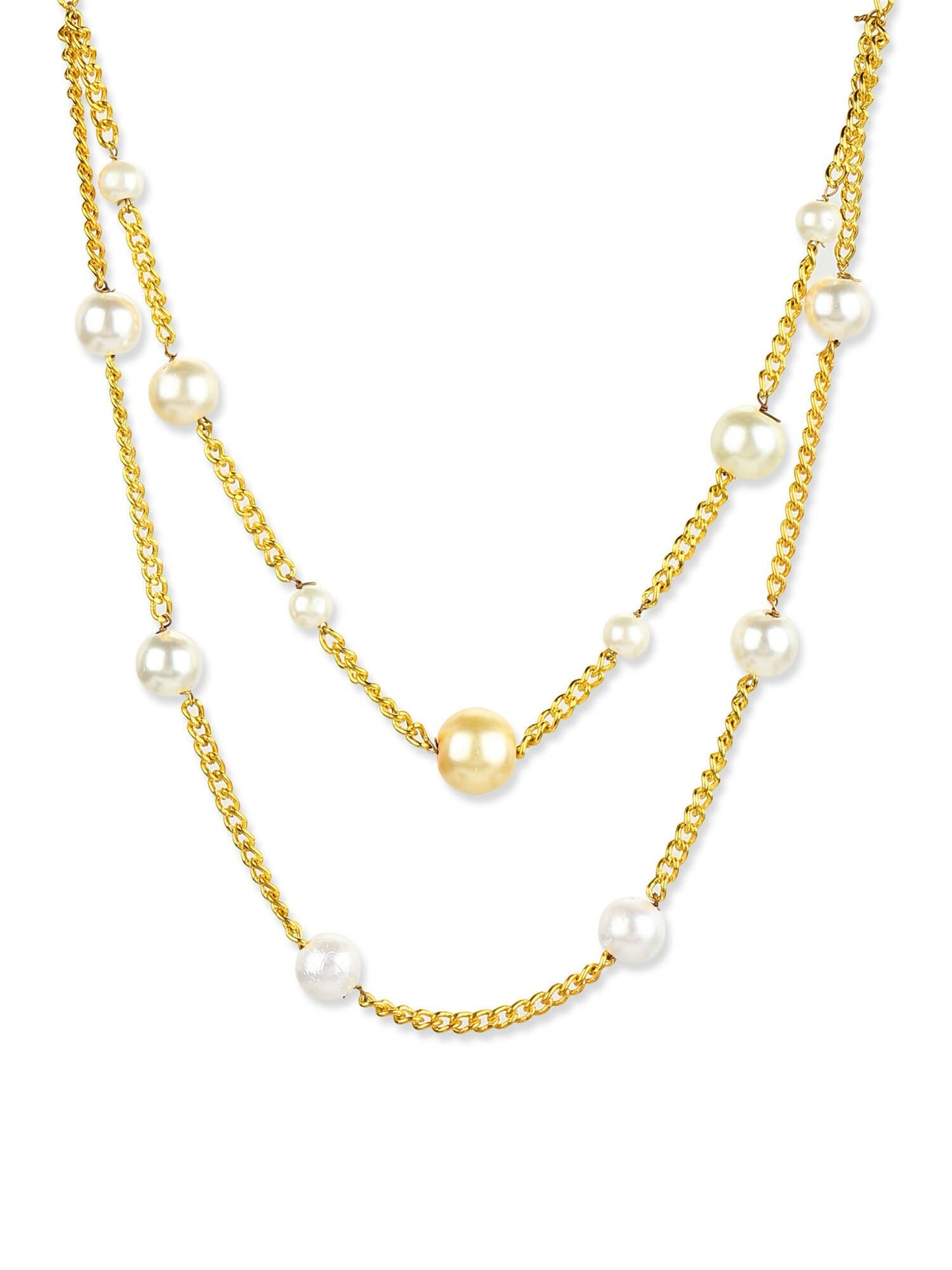 Women's Gold-Polished Chain - Ruby Raang | Swadesiicart