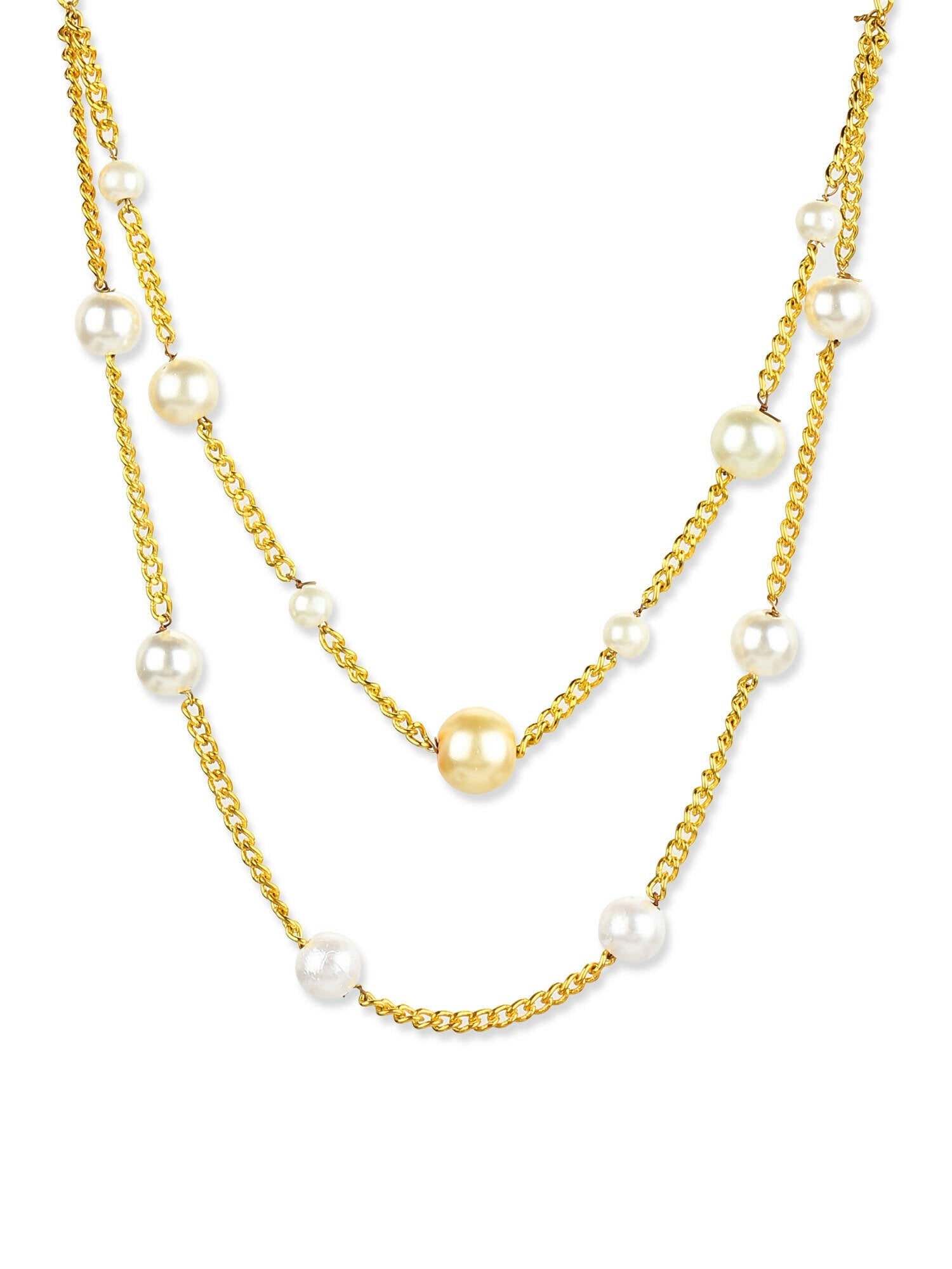 Women's Gold-Polished Chain - Ruby Raang | Swadesiicart