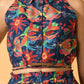 Myshka Women's Multi Printed Top With Shorts - Swadesiicart