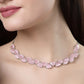 NVR Women's Pink Artificial Stones Studded Handcrafted Jewellery Set - NR Retail-NVR