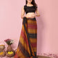 Attractive These Party Wear Ready To Wear Saree - Orange | Swadesiicart